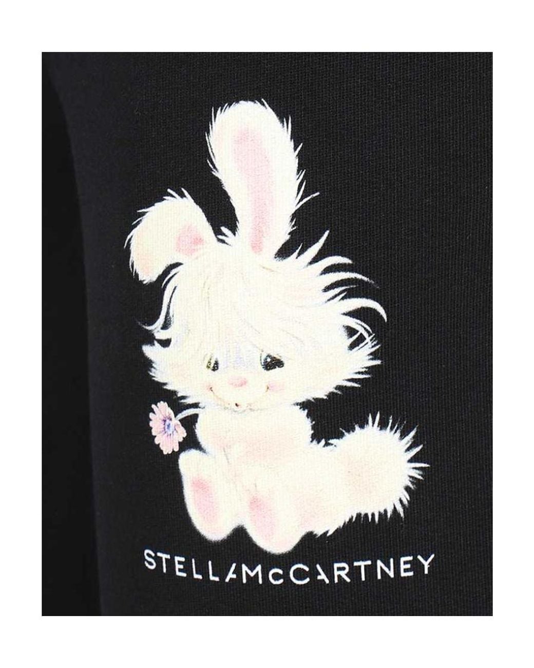 Stella McCartney Black Elasticated Waistband Tapered Track Pants
