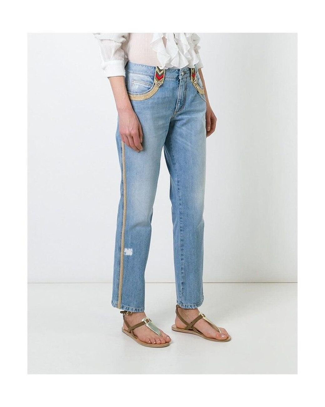 Ermanno Scervino Blue Slim Jeans