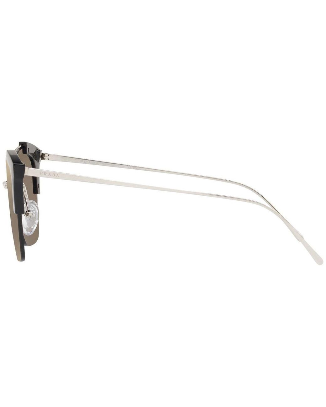Prada Metallic Logo Sunglasses