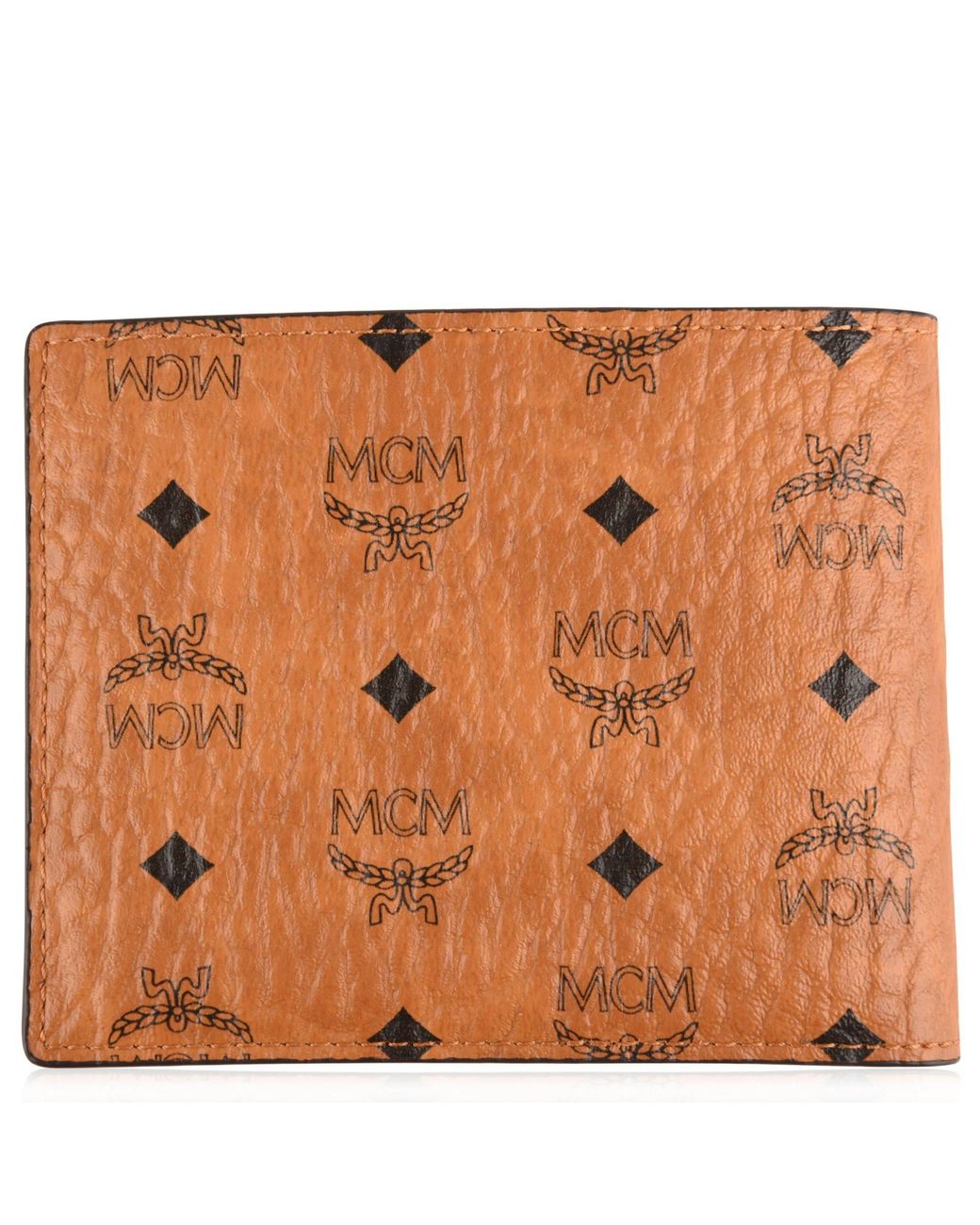MCM Brown Logo Wallet for men