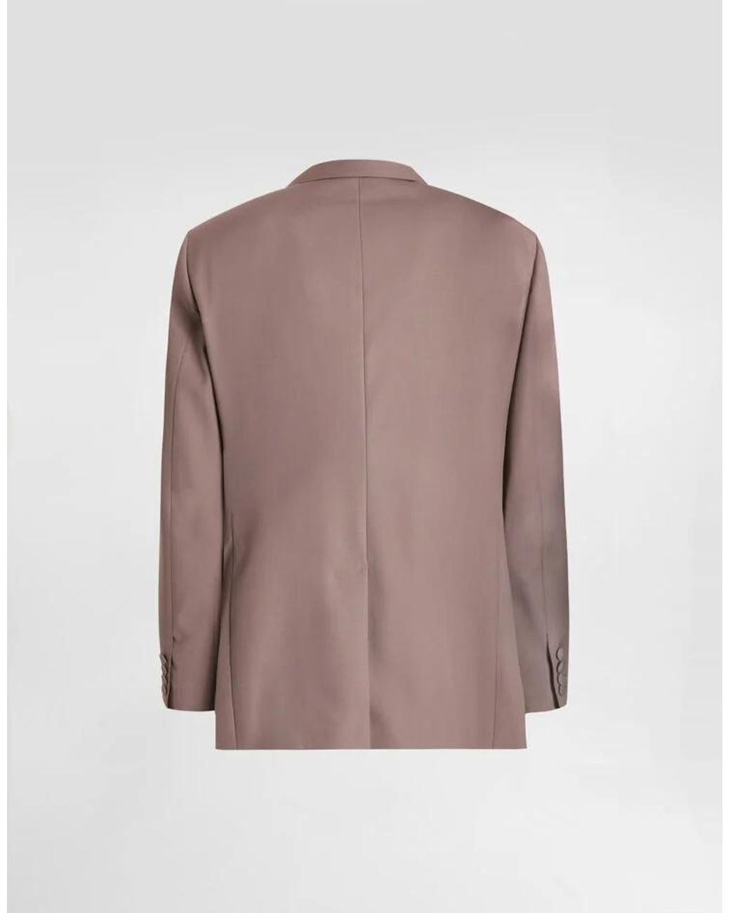 Dolce & Gabbana Brown Single-Breasted Slim Blazer for men