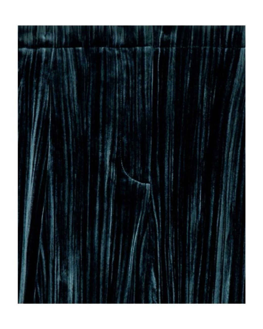 Emporio Armani Blue Textured Straight-Leg Pants