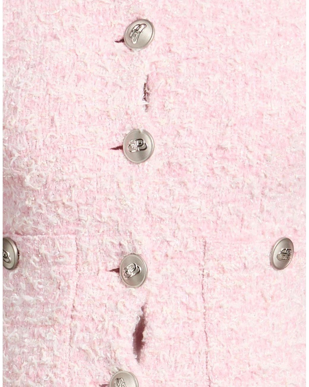 Balenciaga Pink Solid Color Jackets