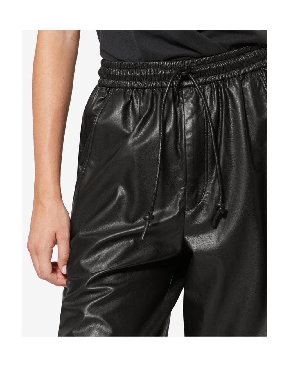 Isabel Marant Gray Isabel Marant Étoile Elasticated Drawstring Waistband Trousers