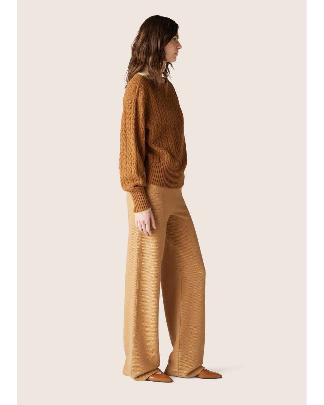 Loro Piana Natural Side Bag Casual Pants
