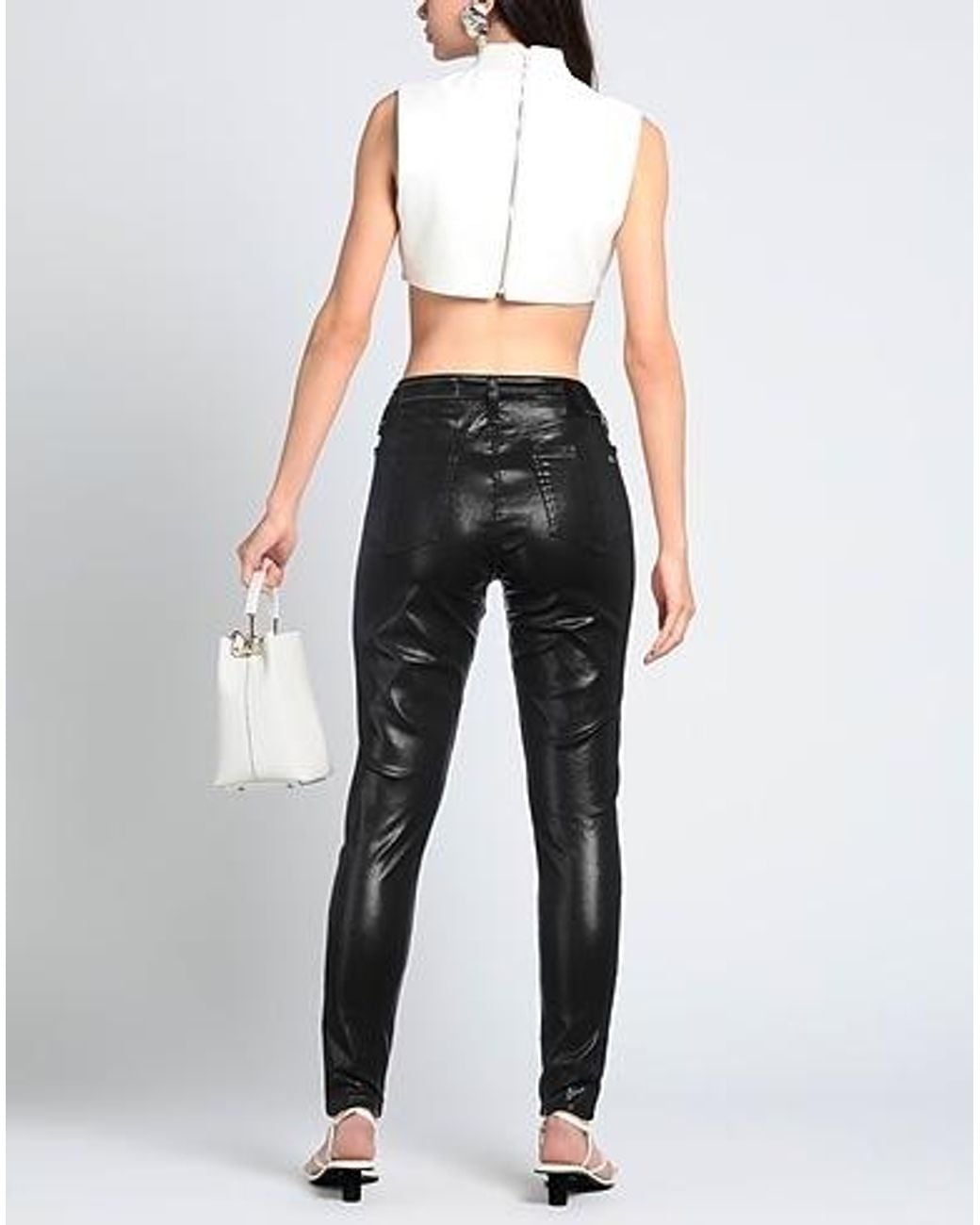 Rag & Bone Black Stretch Denim Leggings