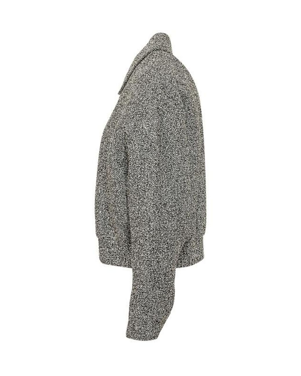 Michael Kors Multicolor Michael Textured Zip-Up Coat