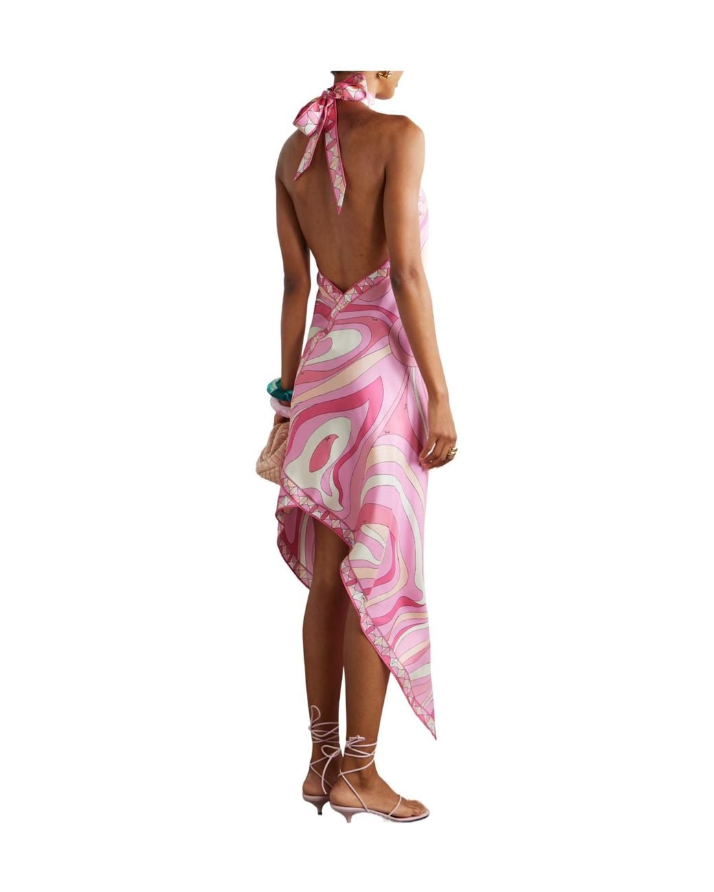 Emilio Pucci Pink Silk Dress