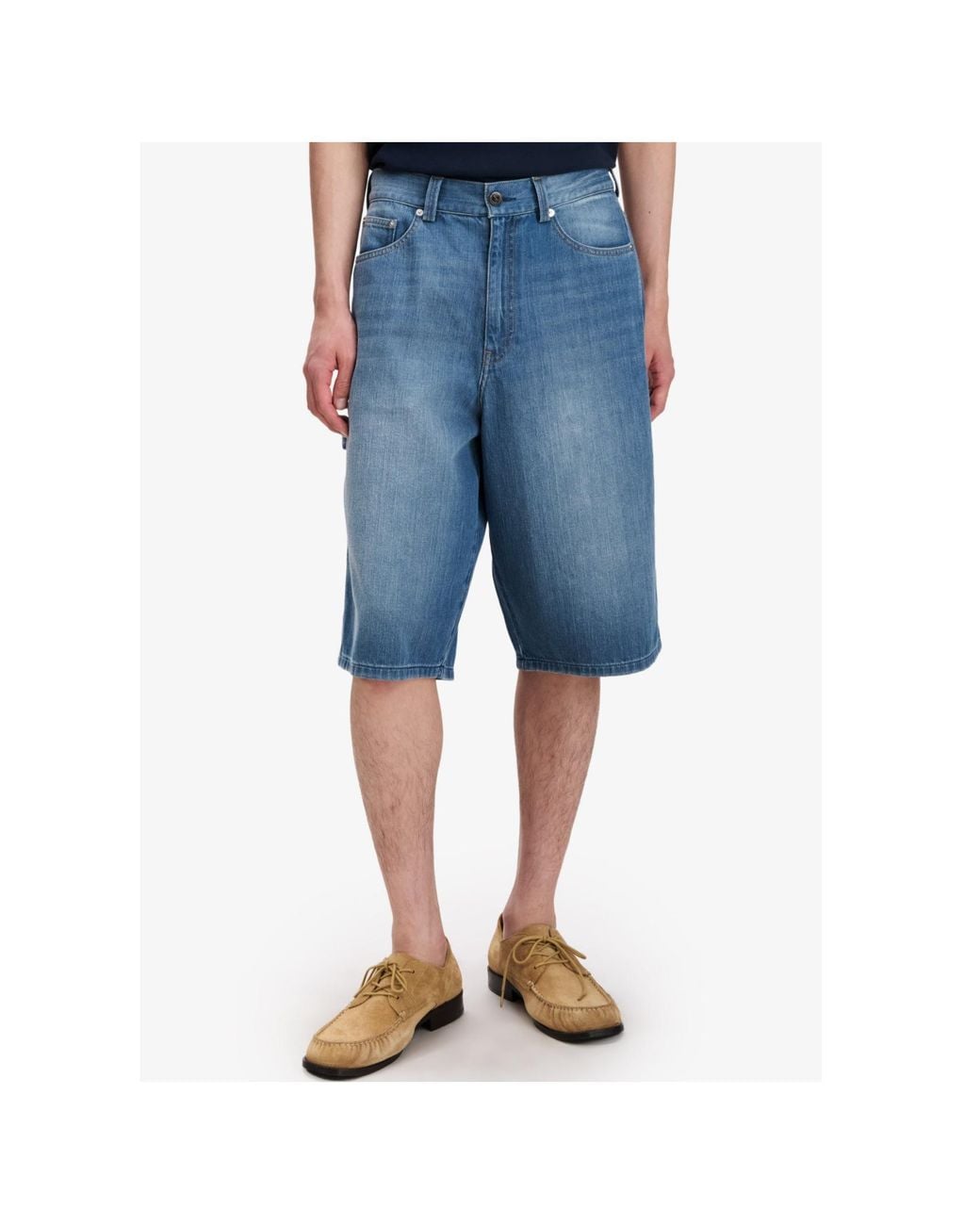 A.P.C. Blue Westland Denim Shorts for men