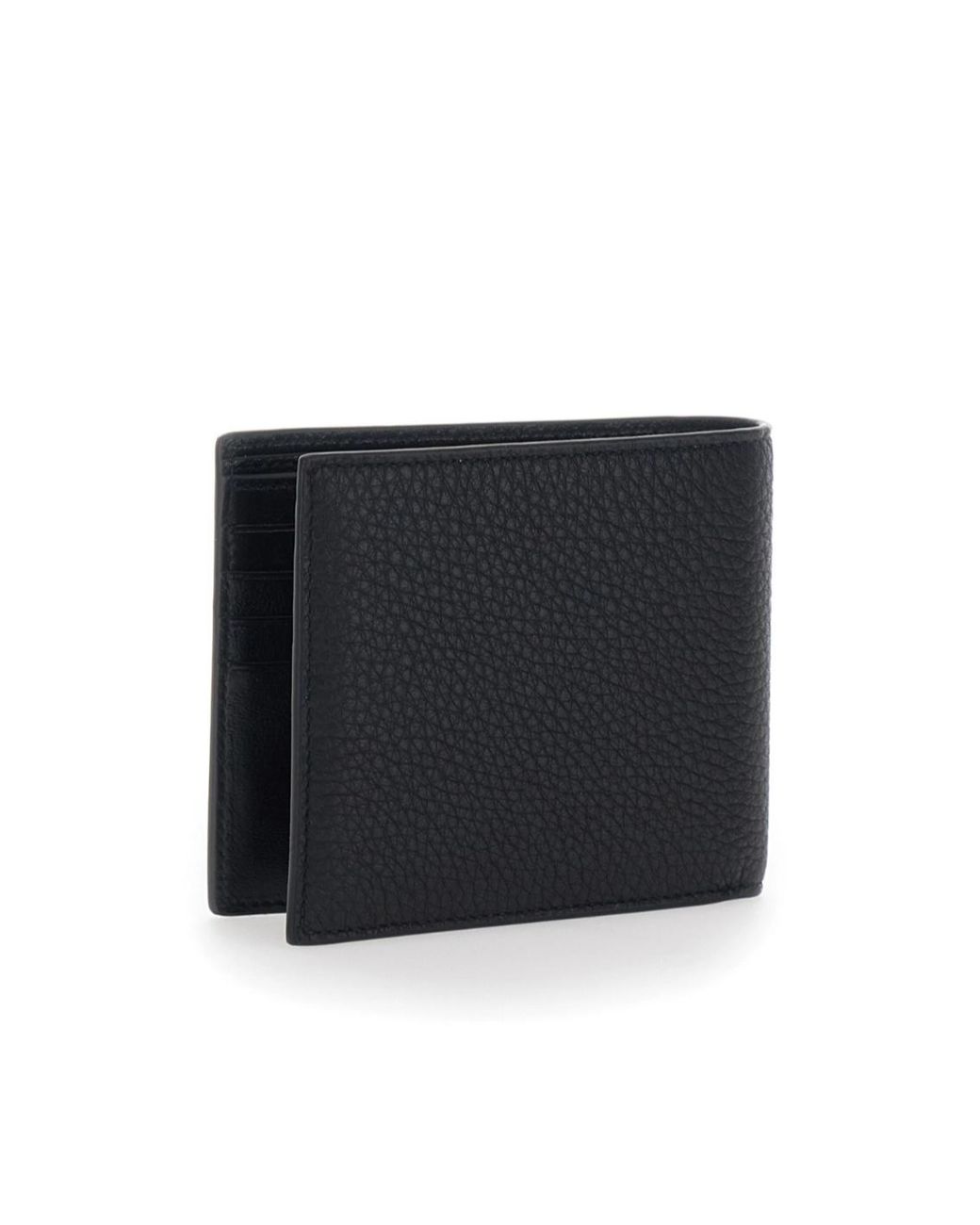 Balenciaga Black Credit Bifold Wallet for men