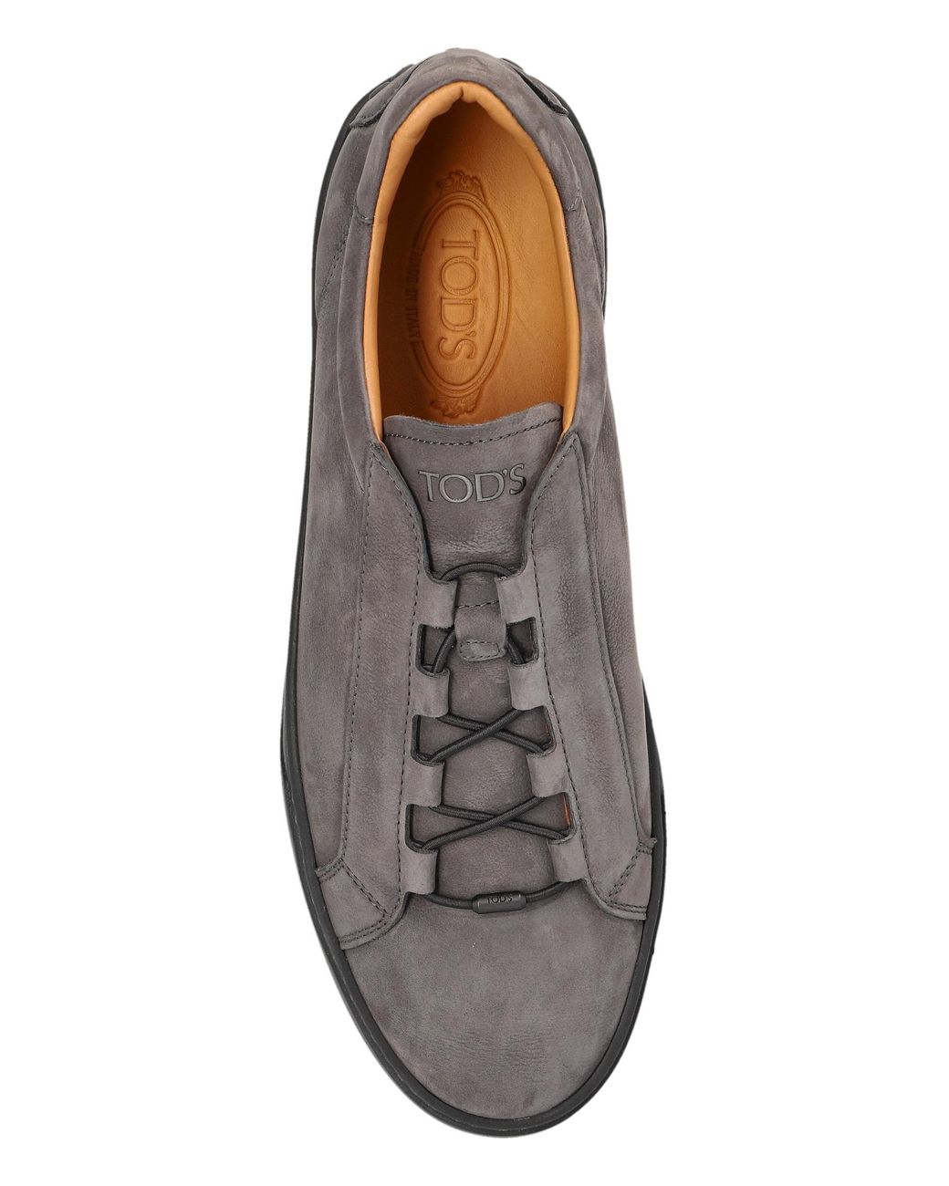 Tod's Brown Low-Top Lace-Up Sneakers for men