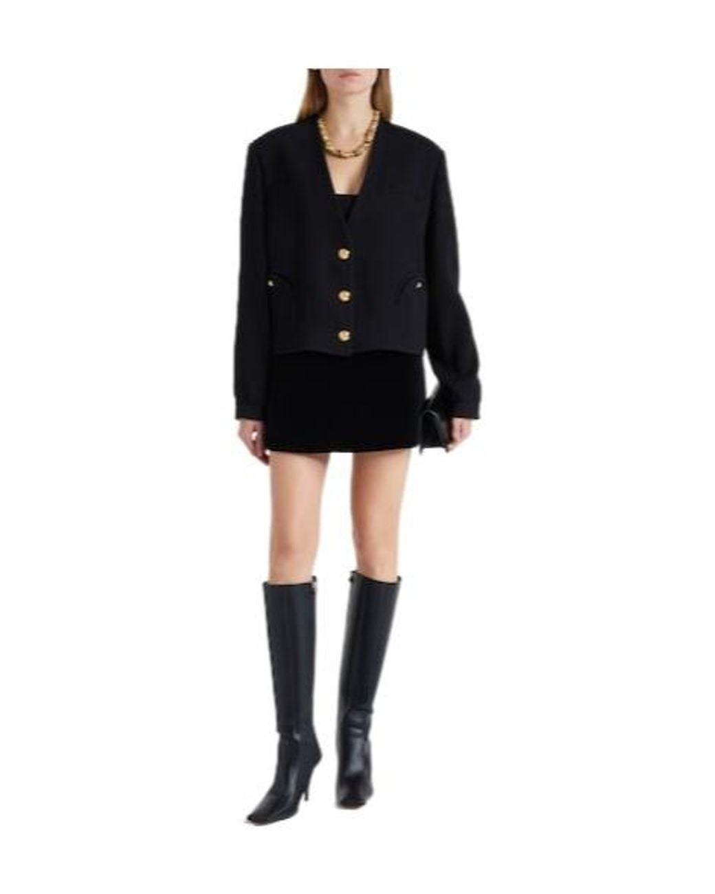 Blazé Milano Black Loose Blazer