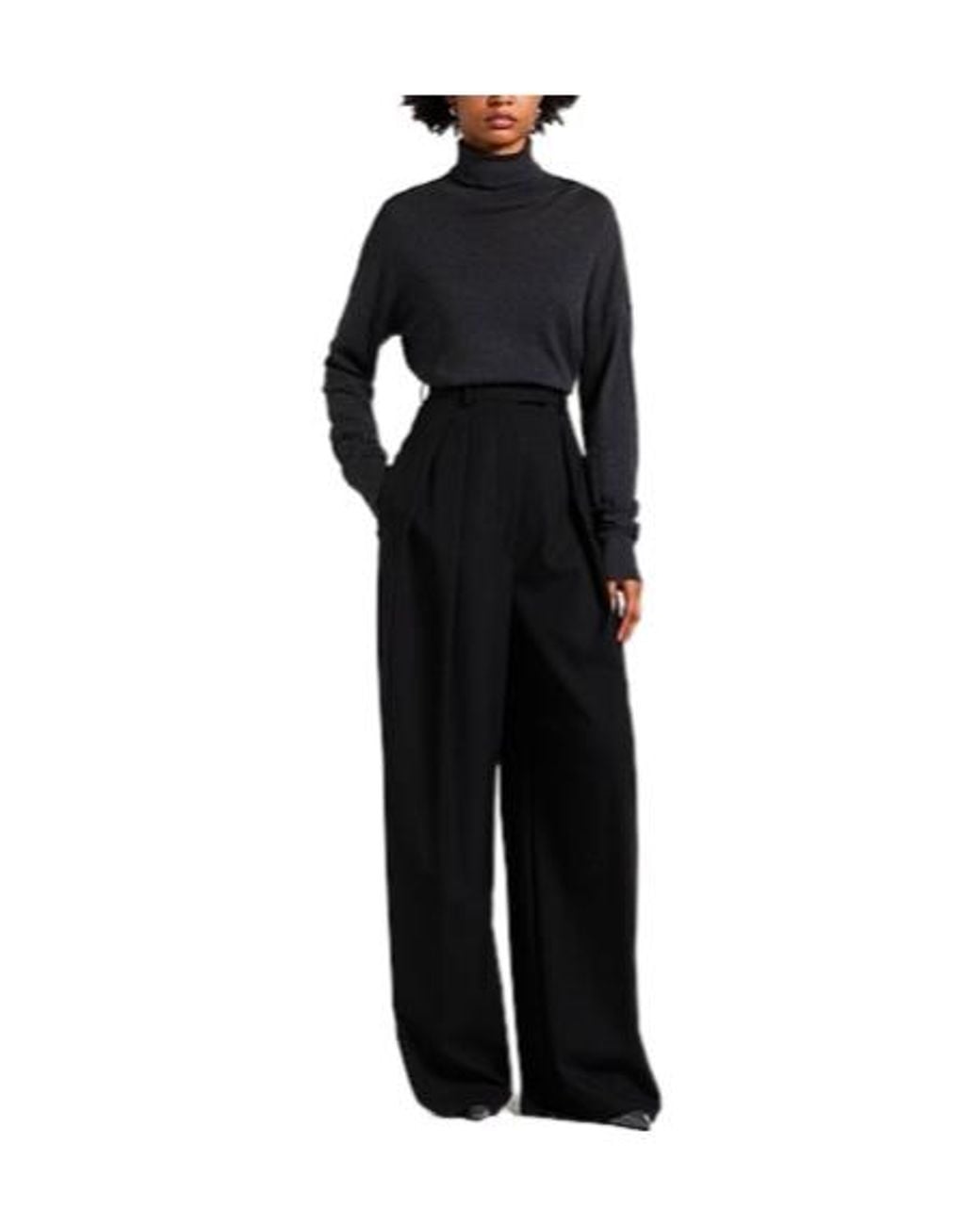 Sportmax Black Casual Trousers