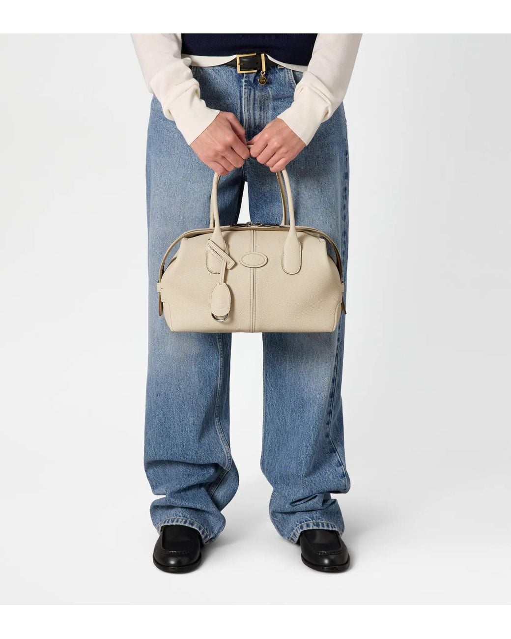 Tod's Natural Di Bag Bowling Bag