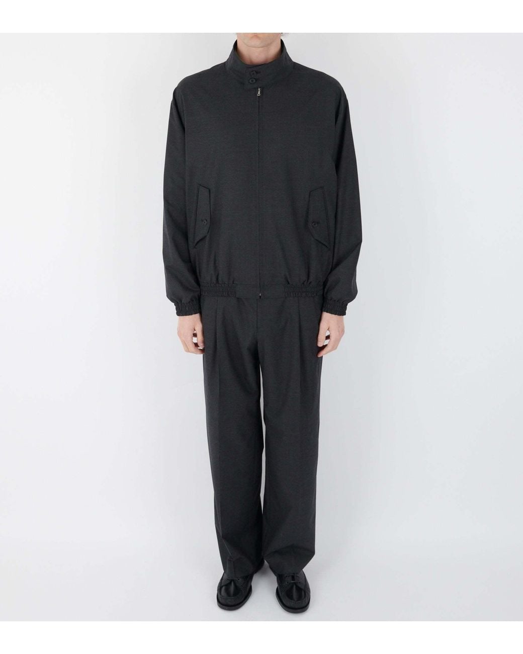 Auralee Black Long-Sleeved Jacket for men
