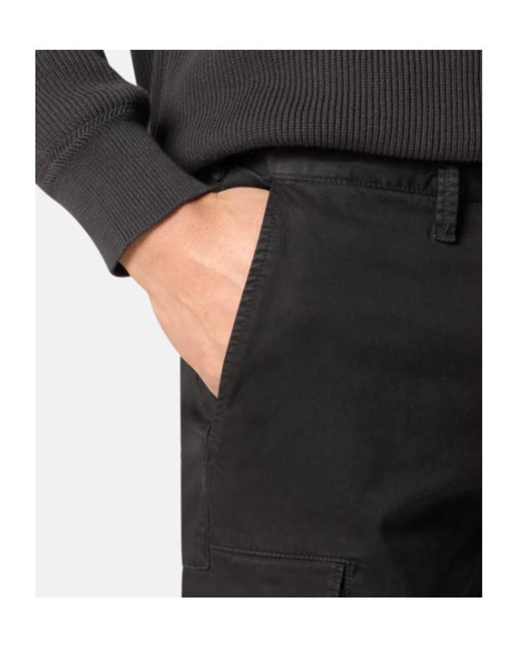 Stone Island Blue Skinny-Fit Cargo Chino Pants With Asymmetrical Seams for men