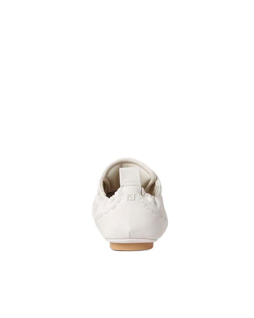 Fendi White Fit Low-Top Sneakers for men