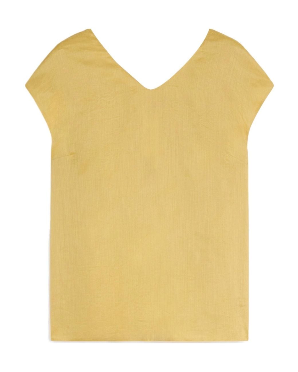 Max Mara Yellow 'S Talento Sleeveless Top
