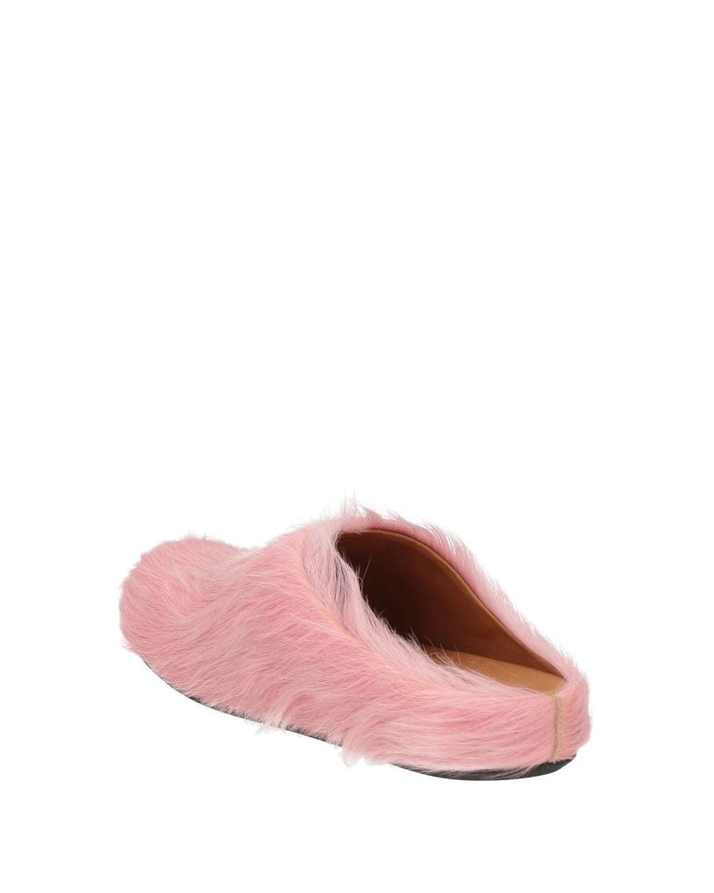 Marni Pink Minimalist Genuine Leather Mules