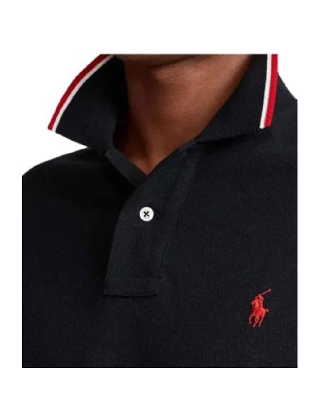 Ralph Lauren Blue Pony Embroidered Short-Sleeved Polo Shirt for men