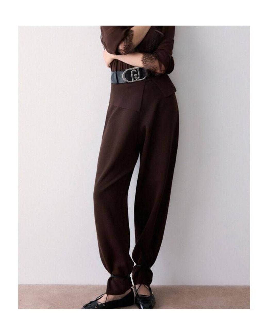 Liu Jo Black Knit Trousers