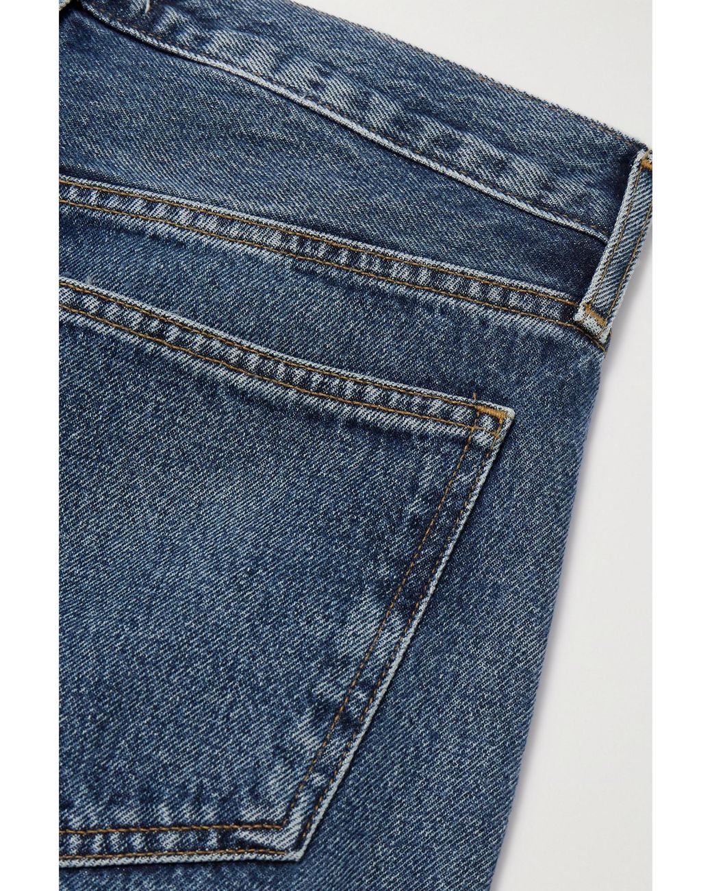 Agolde Blue Wide-Leg Denim Trousers