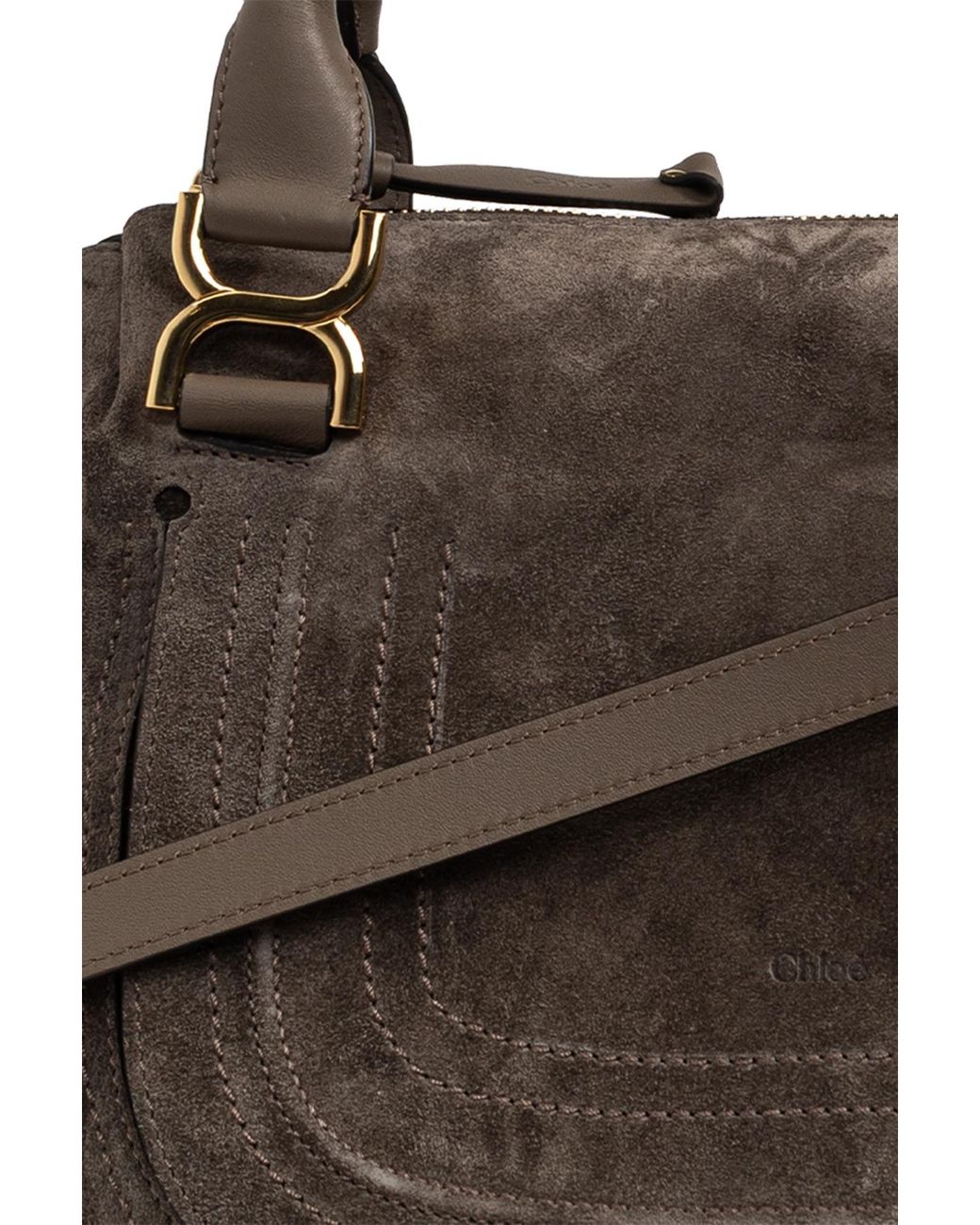 Chloé Brown Chloé Marcie Medium Shoulder Bag