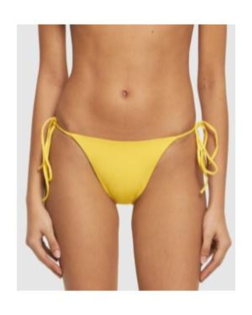 Magda Butrym Yellow Low-Rise Bikini Briefs