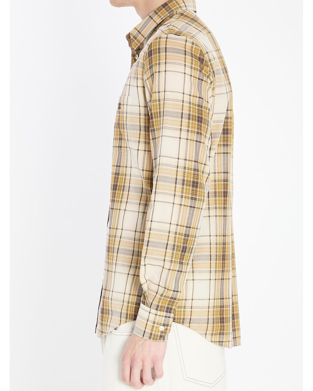 Céline Brown Loose Shirt for men