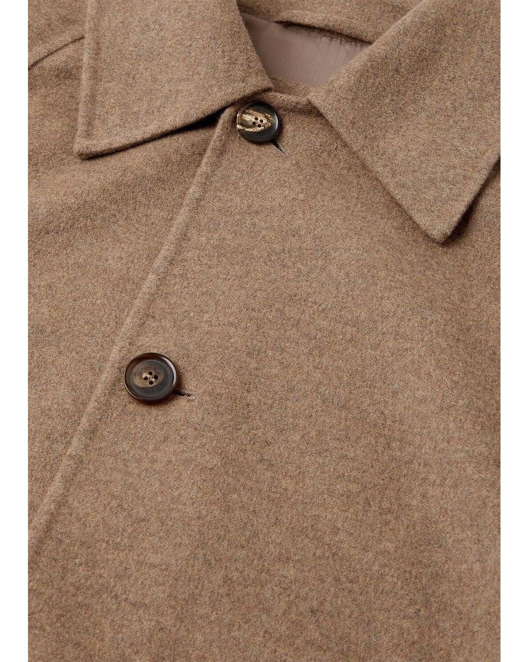 Loro Piana Brown Owen Coat for men