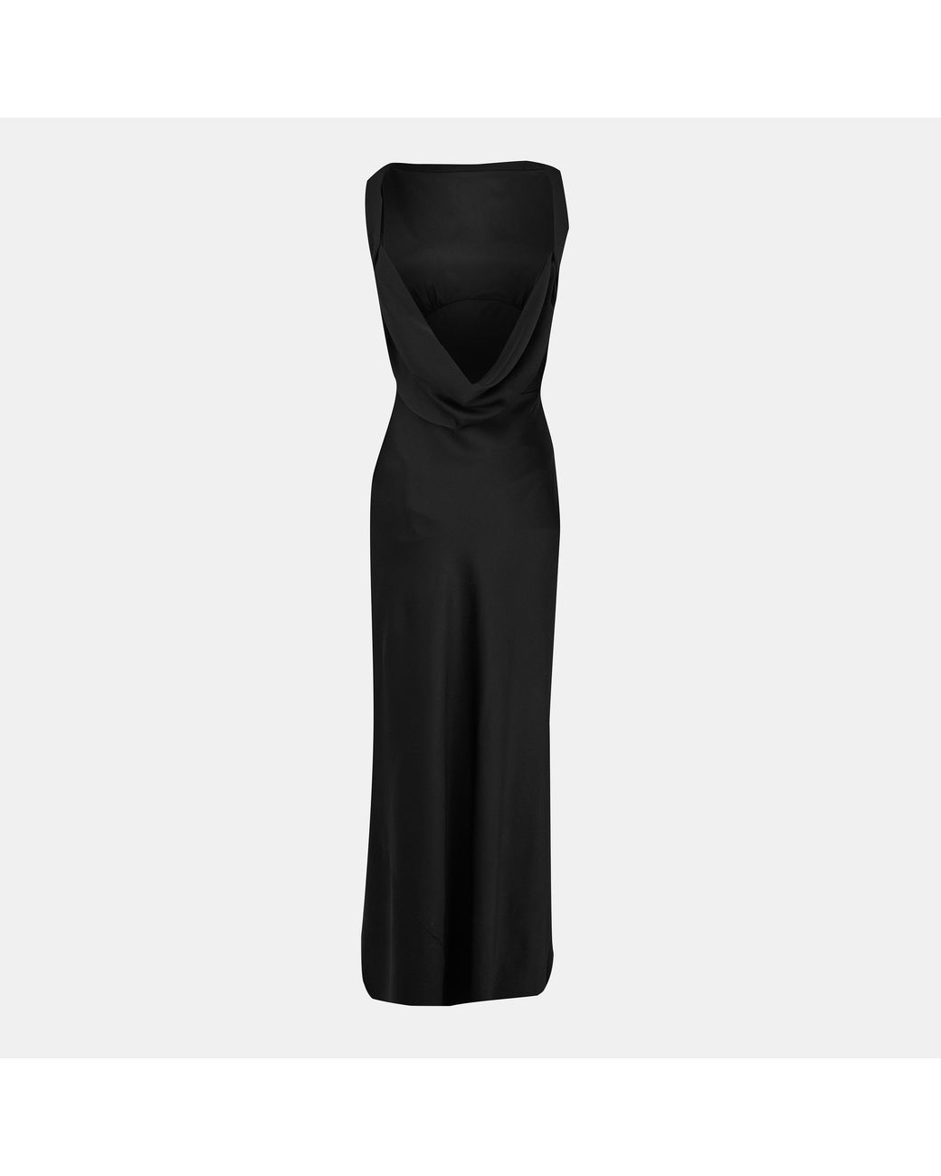 Miu Miu Black Sleeveless Maxi Dress