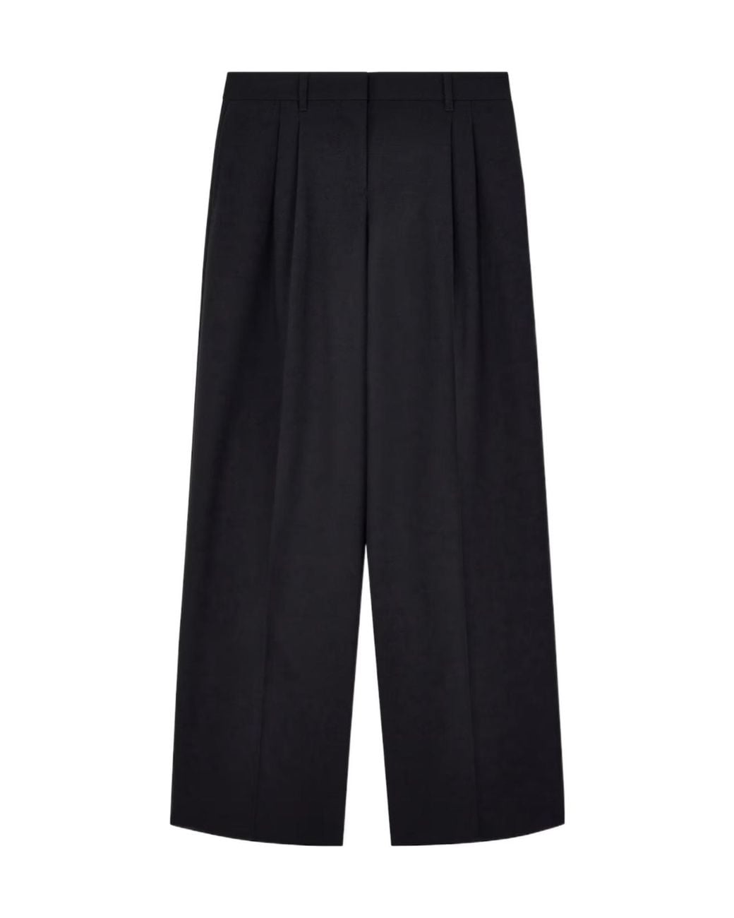 Emporio Armani Blue Wool Crêpe Trousers