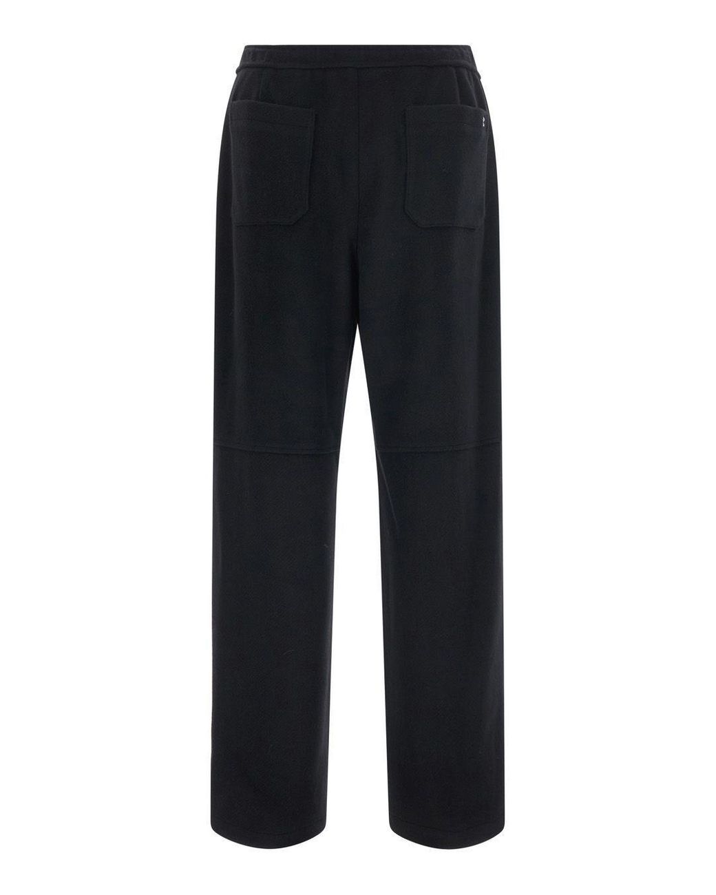 Wooyoungmi Black Drawstring Tech Pants for men
