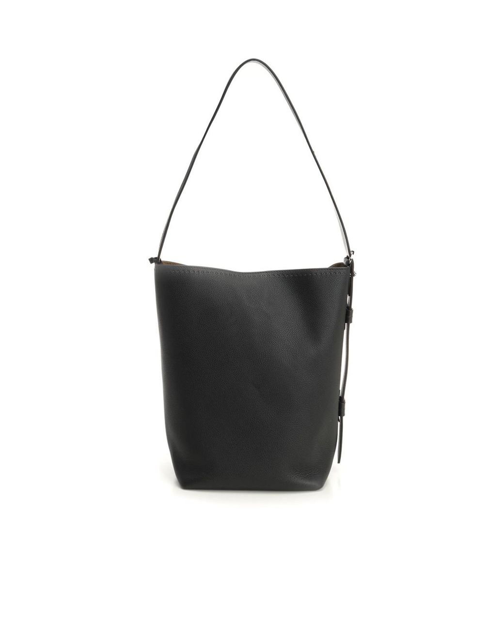 Max Mara Black マックスマーラ ロゴレタリング ショルダーバッグ