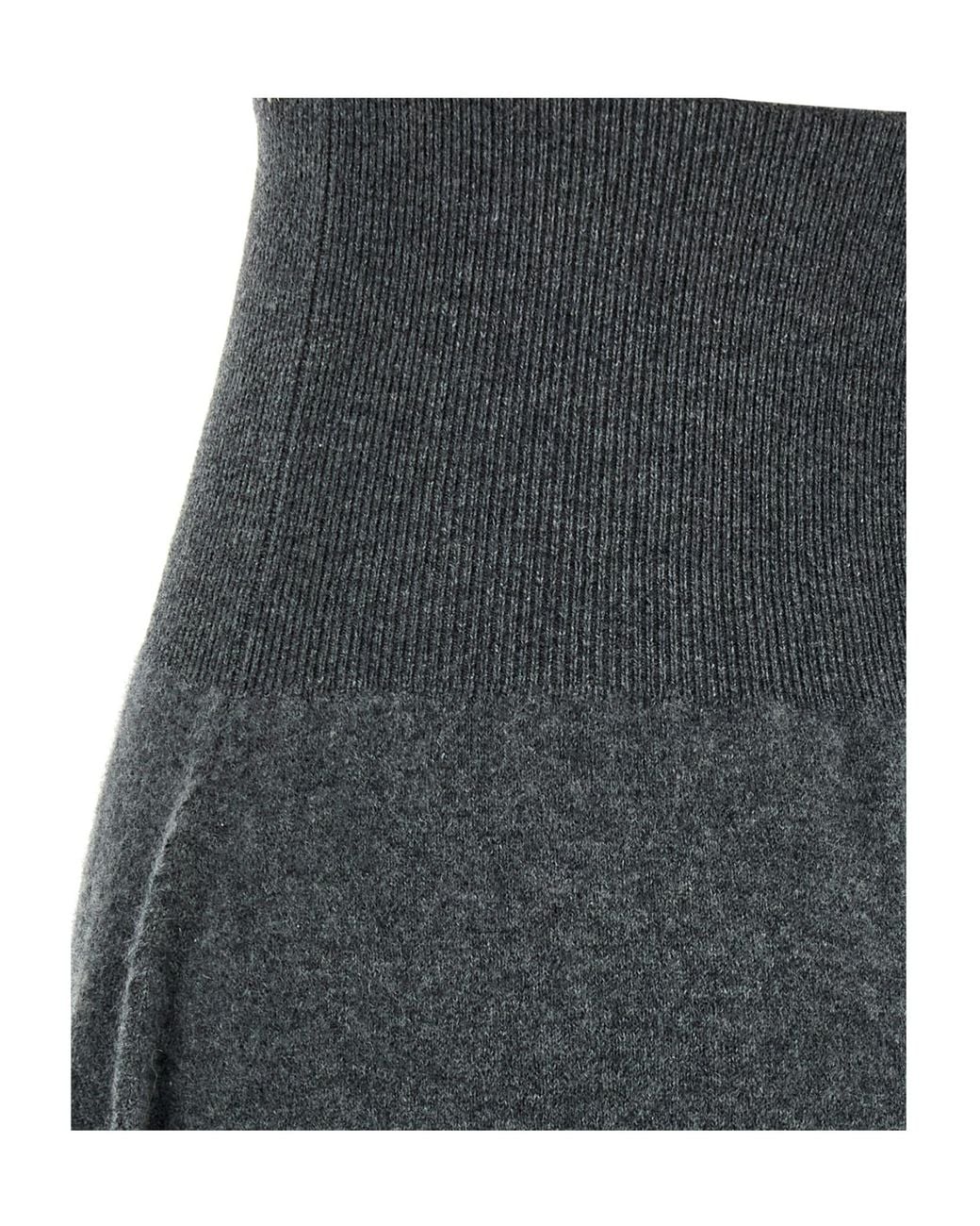 Extreme Cashmere Gray A-Line Skirt