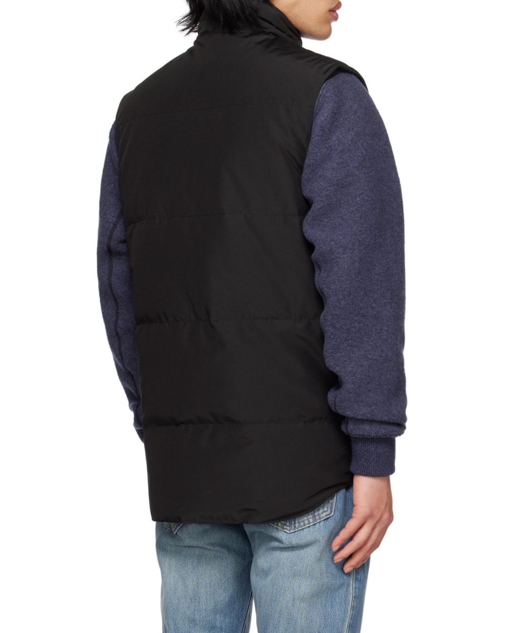 Canada Goose Blue Garson Label Padded Gilet for men