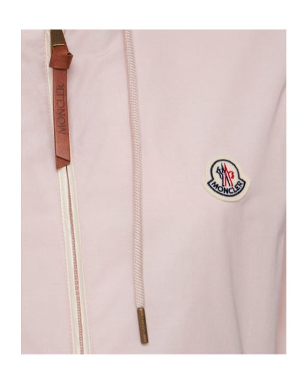 Moncler Pink Sarracenia Tech Blend Casual Jacket