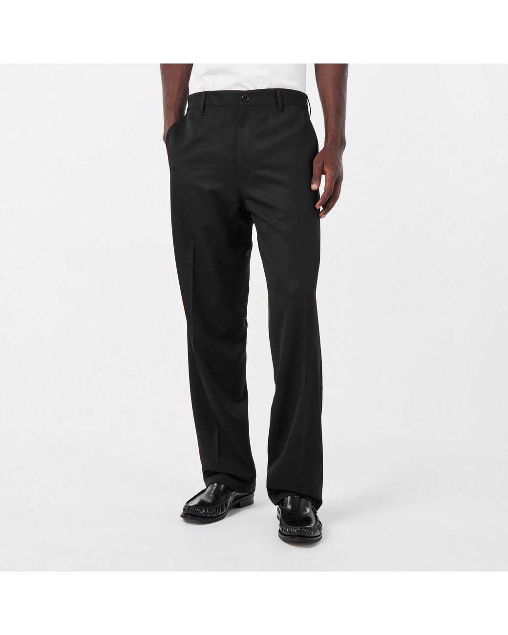 Prada Black Slim-Fit Trousers for men