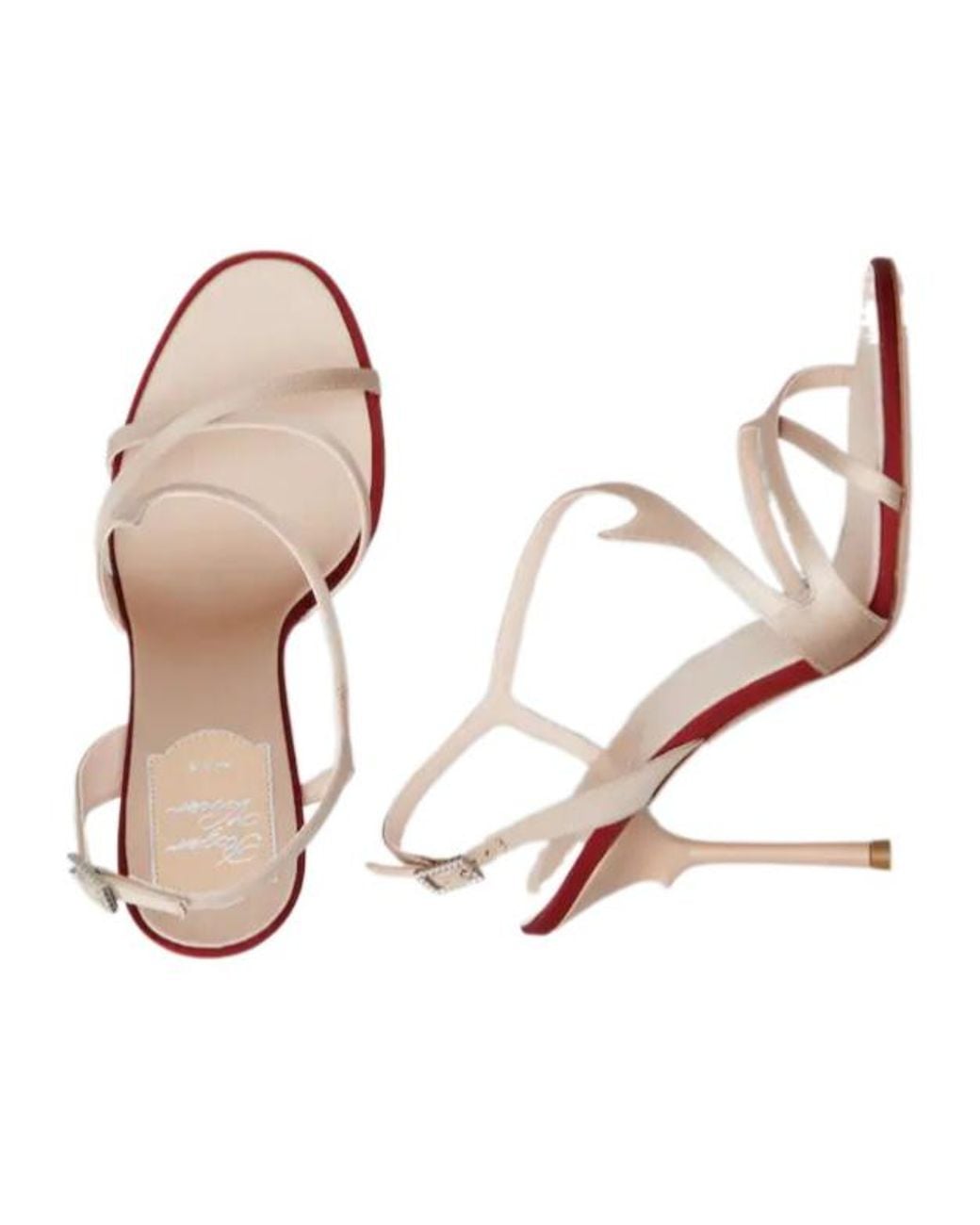 Roger Vivier White Strappy Sandals