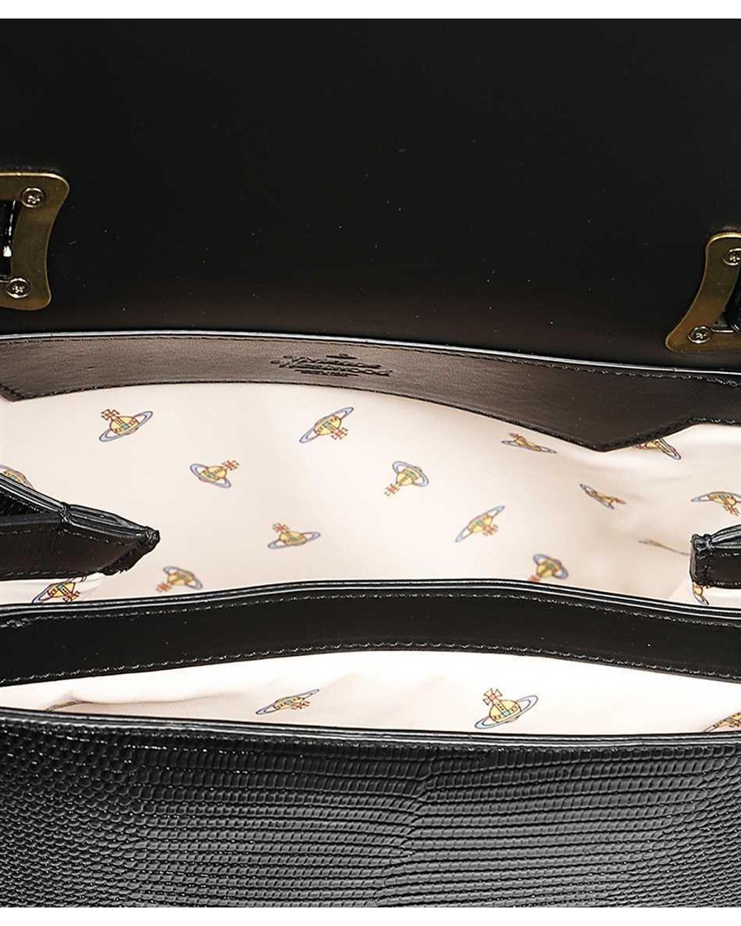 Vivienne Westwood Black Orb-Embellishment Tote Bag for men