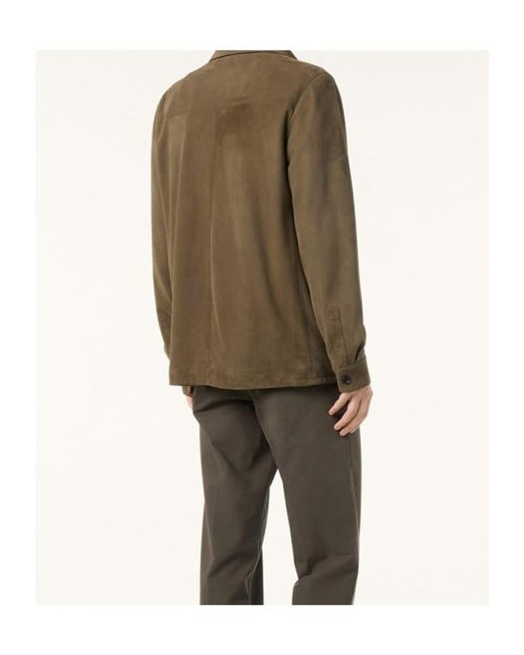 Loro Piana Green Overshirt for men