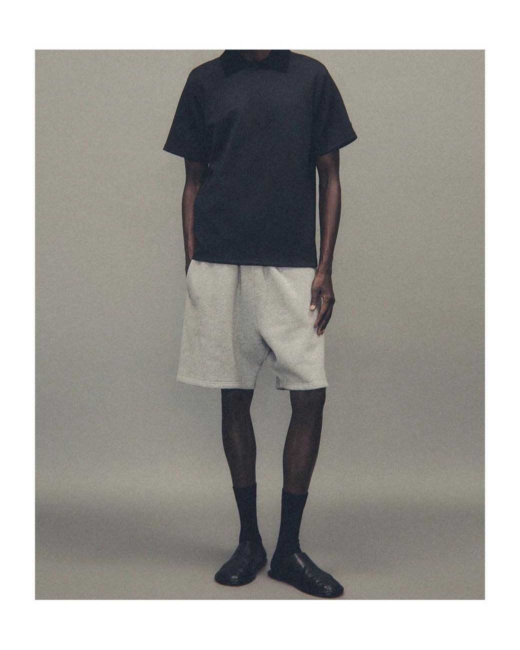 Entire studios Gray Standard Elastic Waistband Sweatshorts for men