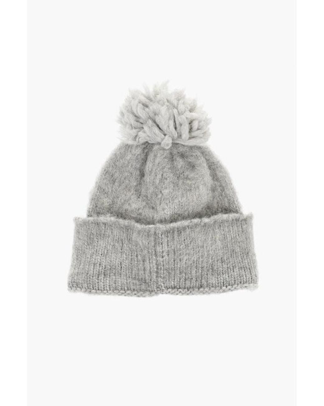 DSquared² Gray Turn-Up Hat