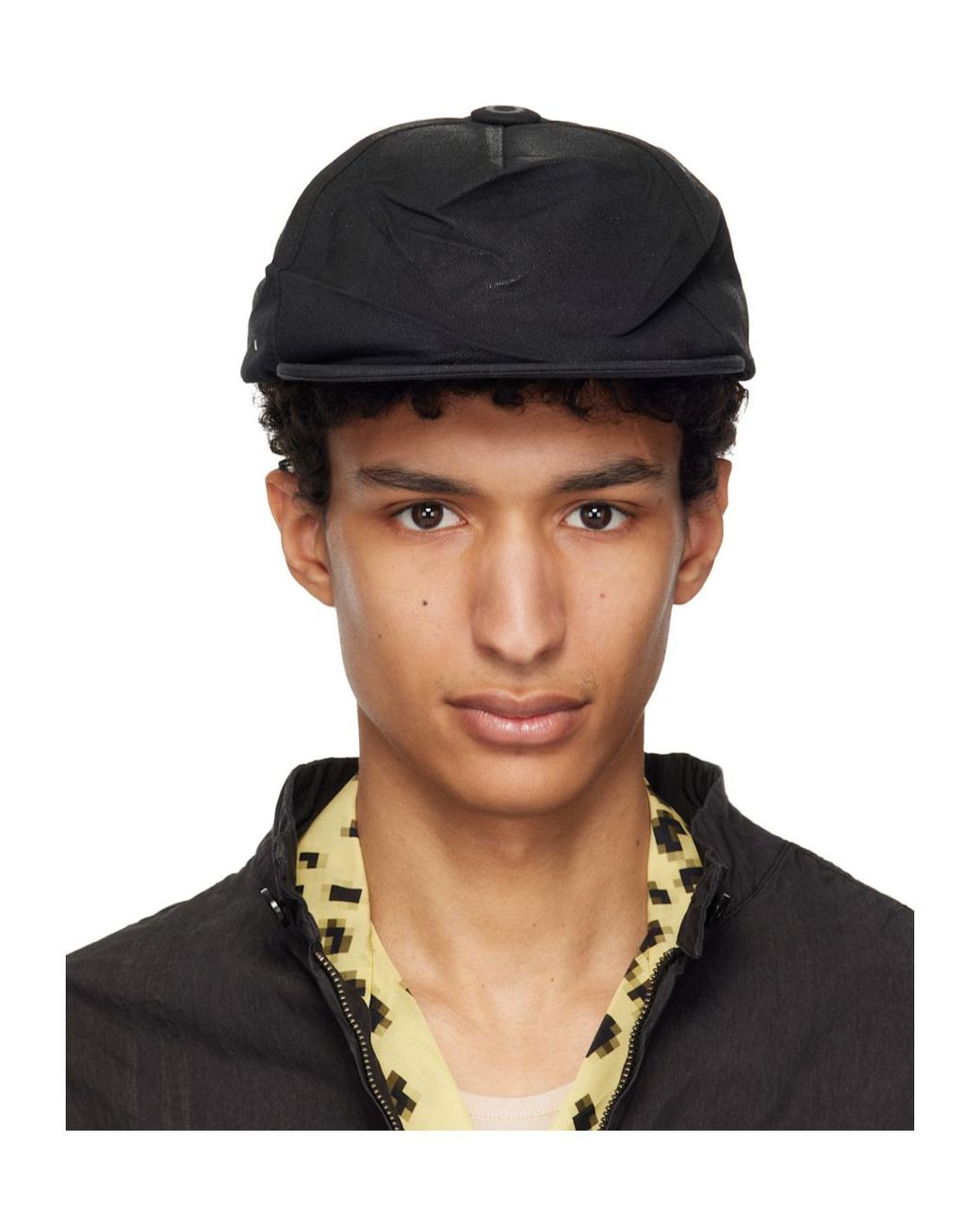 Maison Margiela Blue Curved Brim Baseball Cap for men