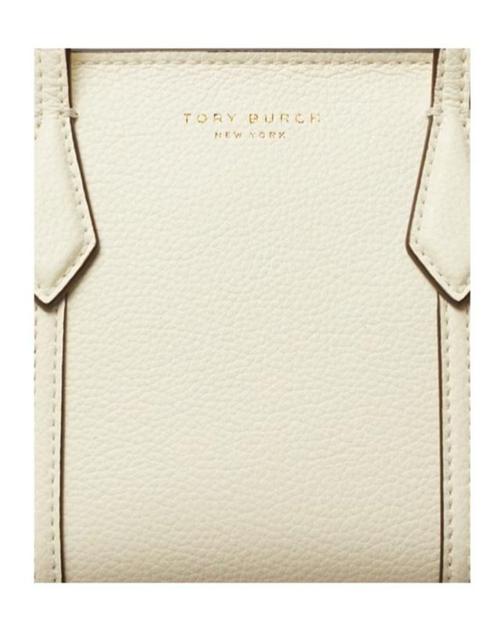 Tory Burch Natural Structured Shoulder Bag
