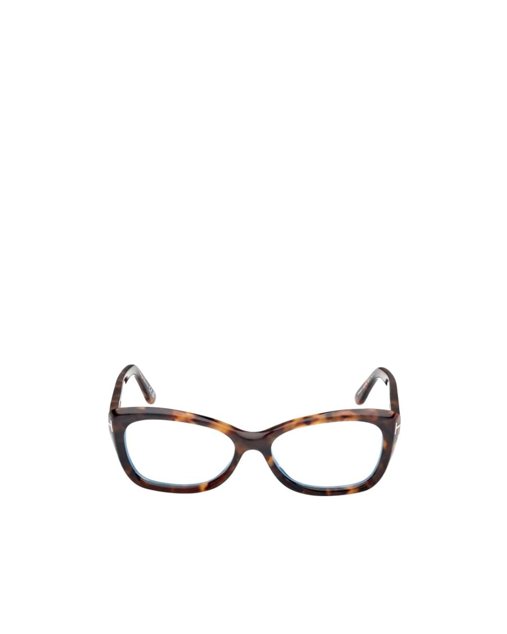 Tom Ford White Eyewear Rectangular Frame Glasses