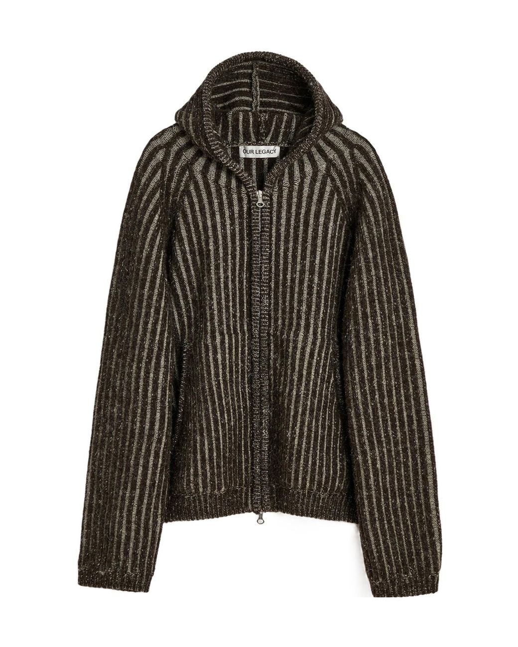 Our Legacy Black Level Hooded Cardigan for men