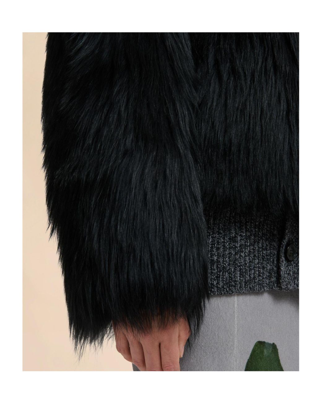 Marni Black Shearling Jacket