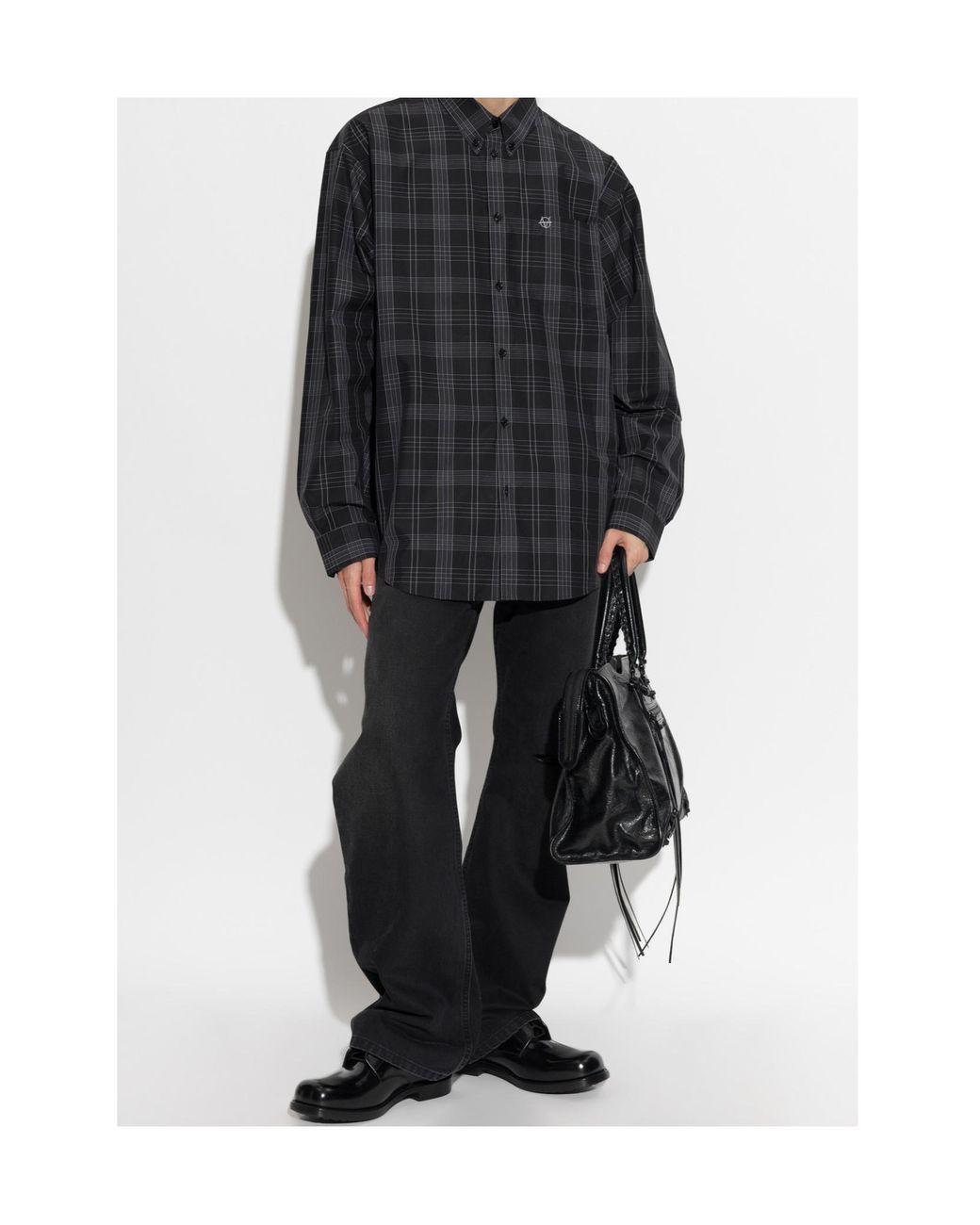Vetements Black Belt-Loop Jeans for men