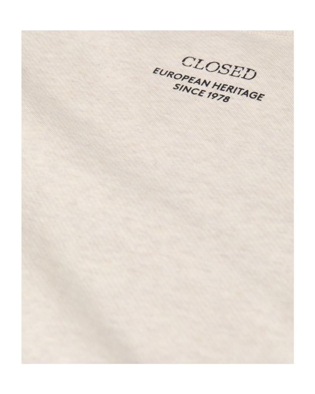 Closed Natural V-Neck Sweatshirt